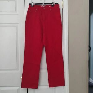 Style & Co red Easy Jeans Sz 4 NWOT